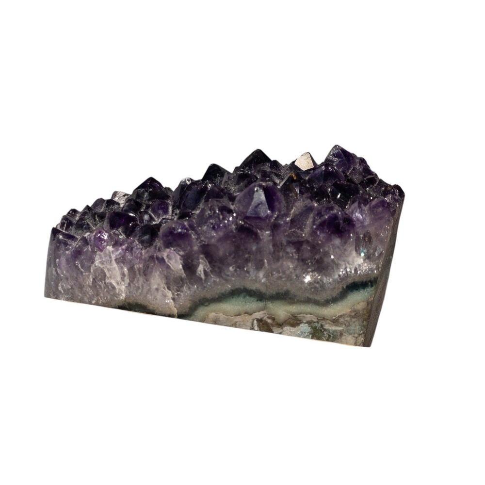 Amethyst Crystal Geode 1lb 5oz Lapidary Rock Hounding Jewelry Making - Picture 10 of 16